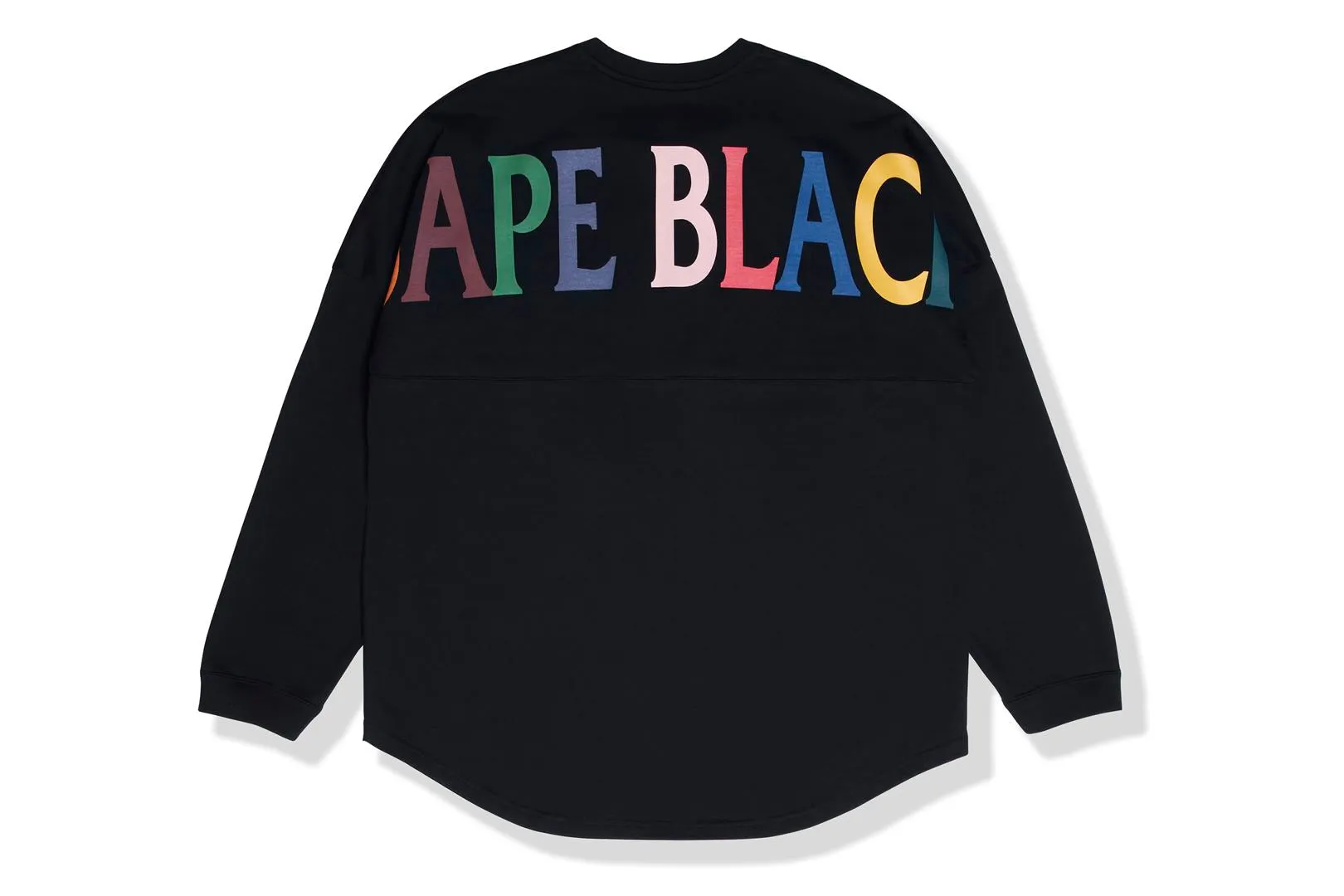 BAPE BLACK RAINBOW LOGO LONG SLEEVE TEE sold by Bape product image thumbnail 2