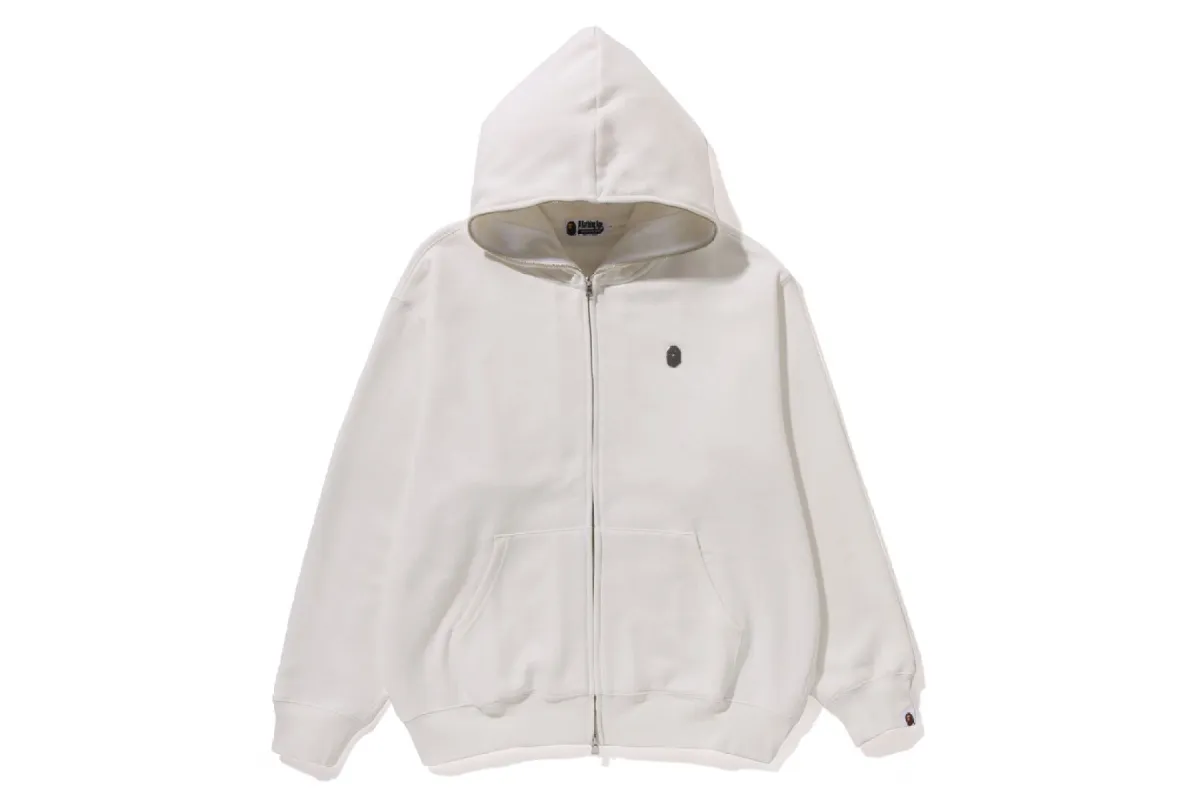 METAL ONE POINT FULL ZIP HOODIE sold by Bape