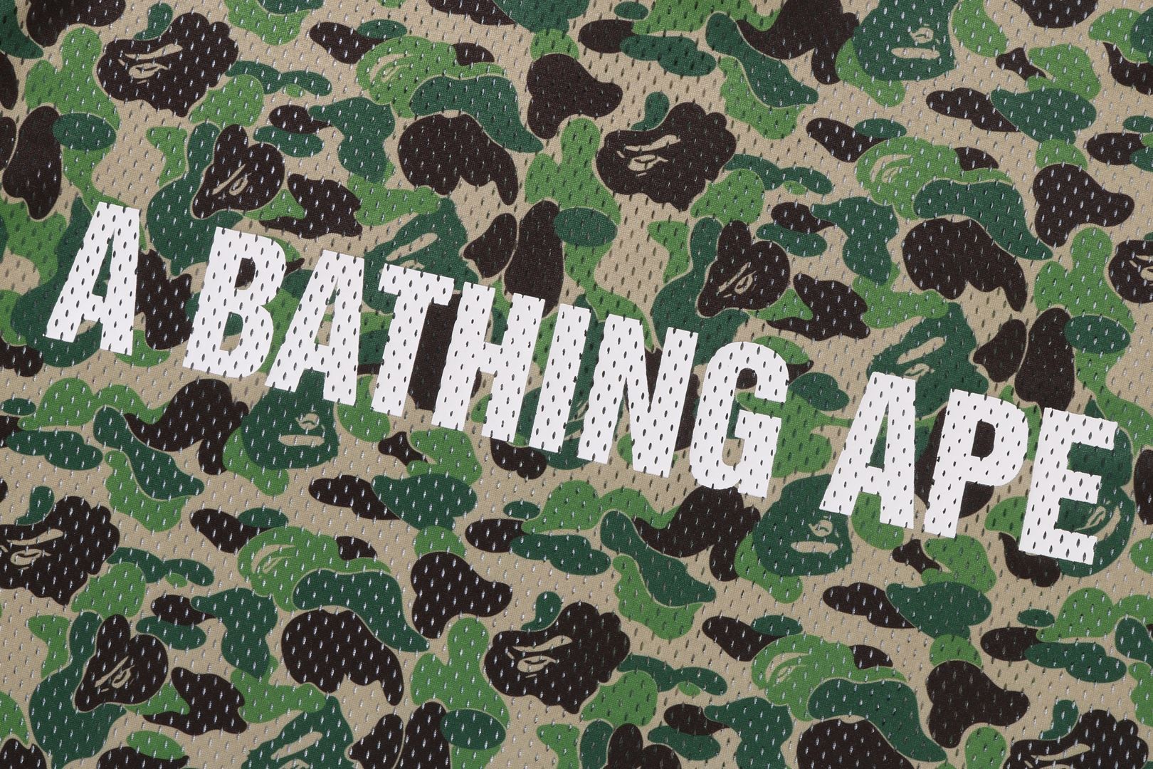 ABC CAMO MESH RELAXED FIT L/S TEE sold by Bape product image thumbnail 2