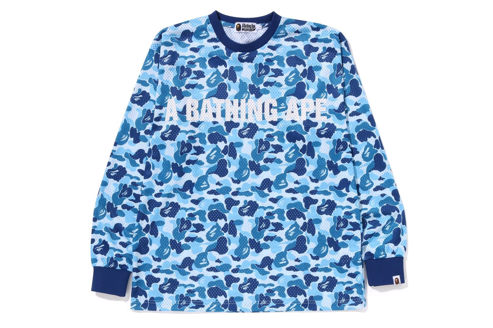 ABC CAMO MESH RELAXED FIT L/S TEE sold by Bape product image thumbnail 3