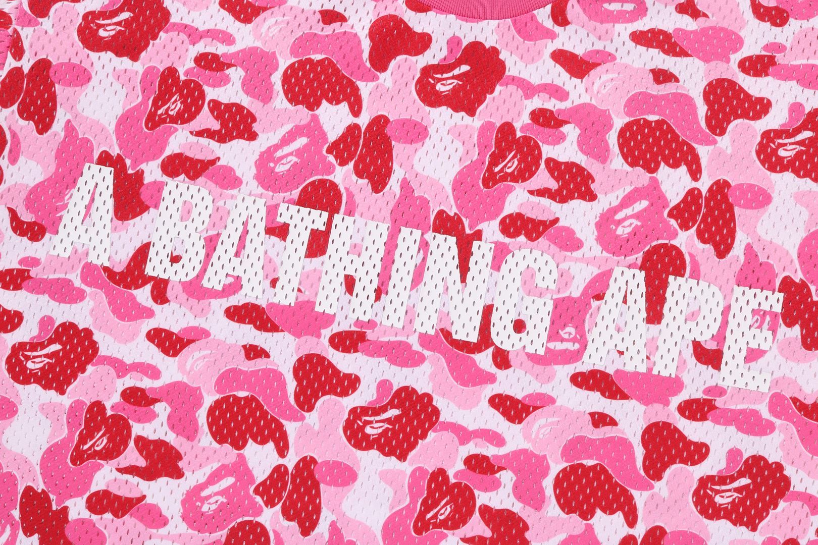 ABC CAMO MESH RELAXED FIT L/S TEE sold by Bape product image thumbnail 6