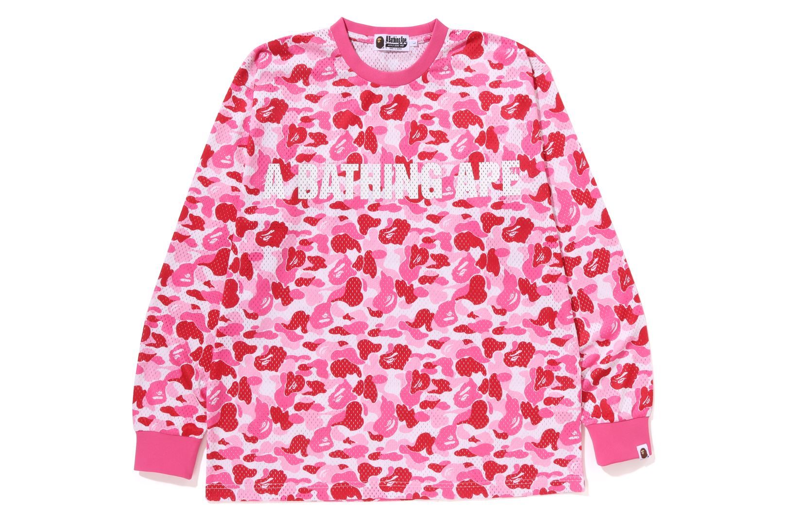 ABC CAMO MESH RELAXED FIT L/S TEE sold by Bape product image thumbnail 5