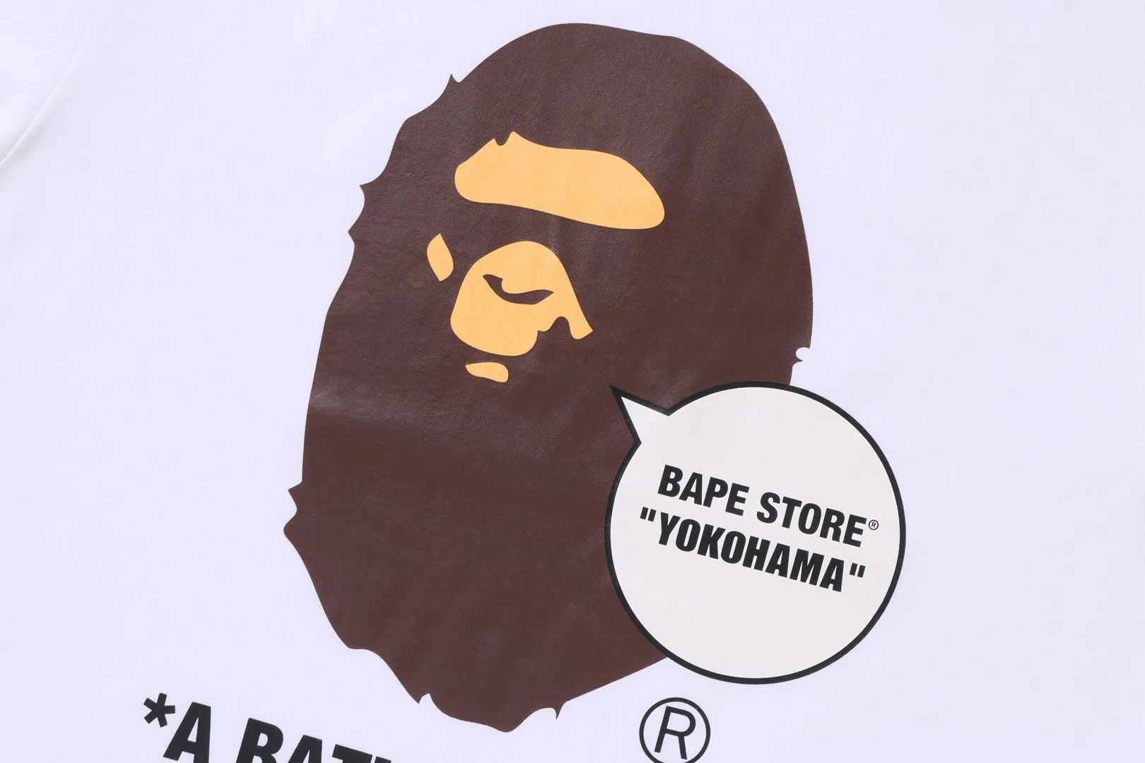 BAPE STORE YOKOHAMA APE HEAD TEE sold by Bape product image thumbnail 2