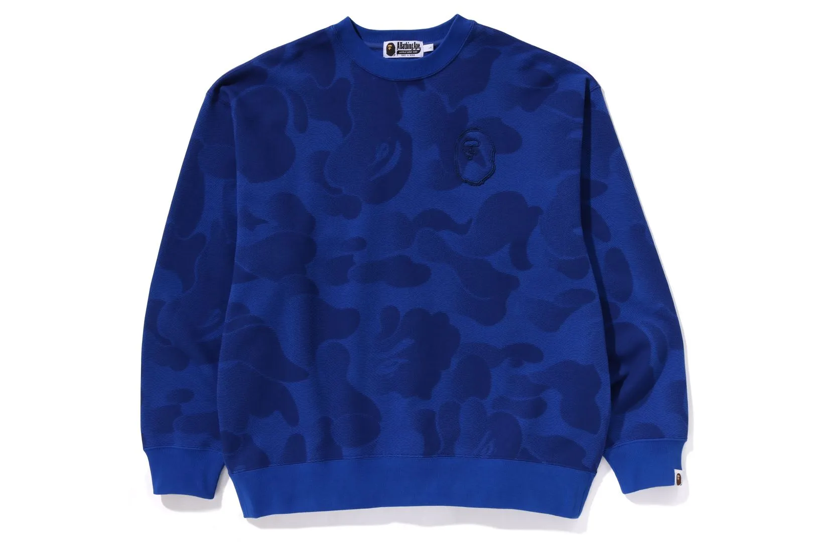 INK CAMO APE HEAD BADGE CREWNECK sold by Bape product image thumbnail 4