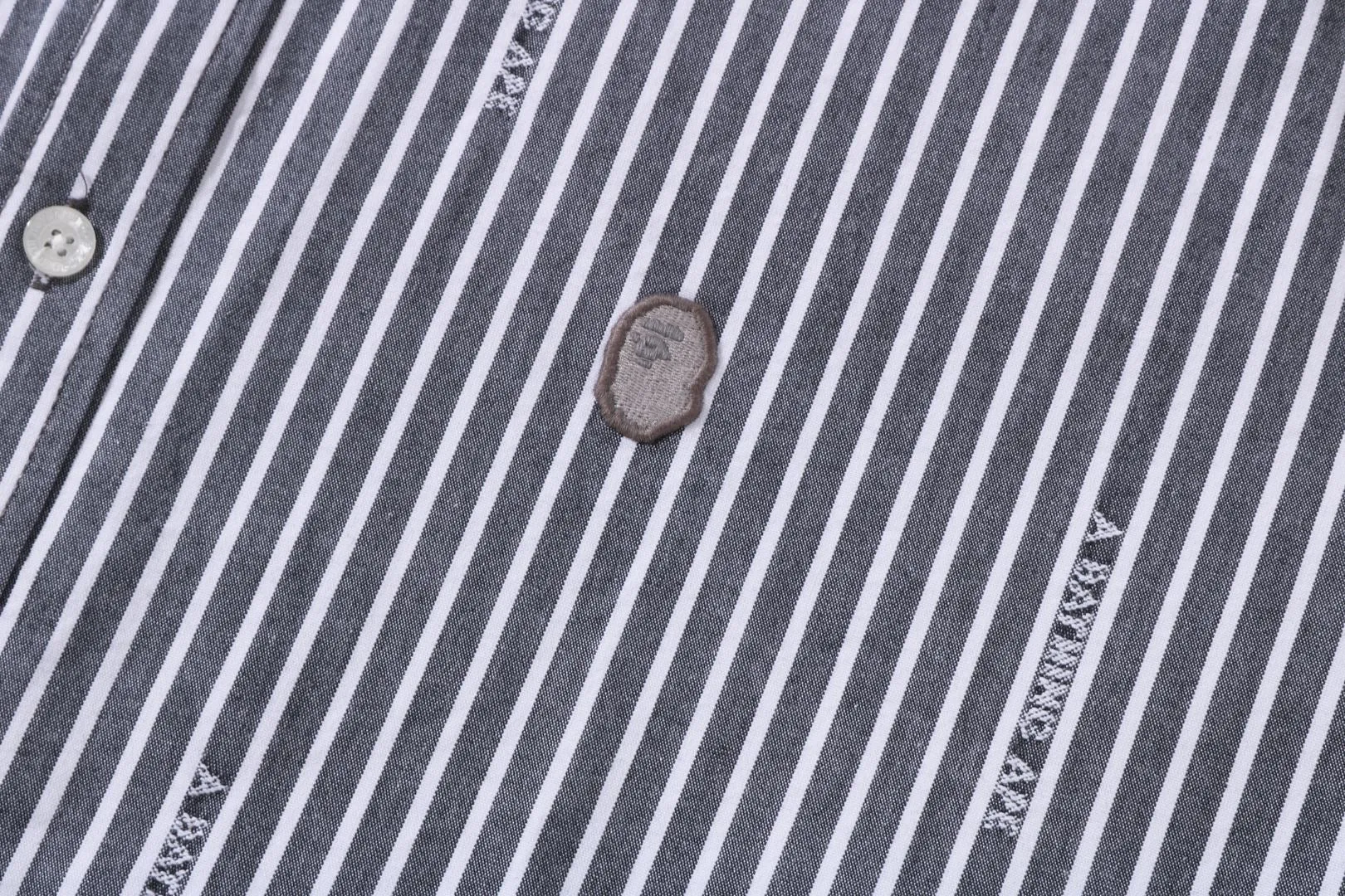 APE HEAD ONE POINT LOGO STRIPES SHIRT sold by Bape product image thumbnail 2