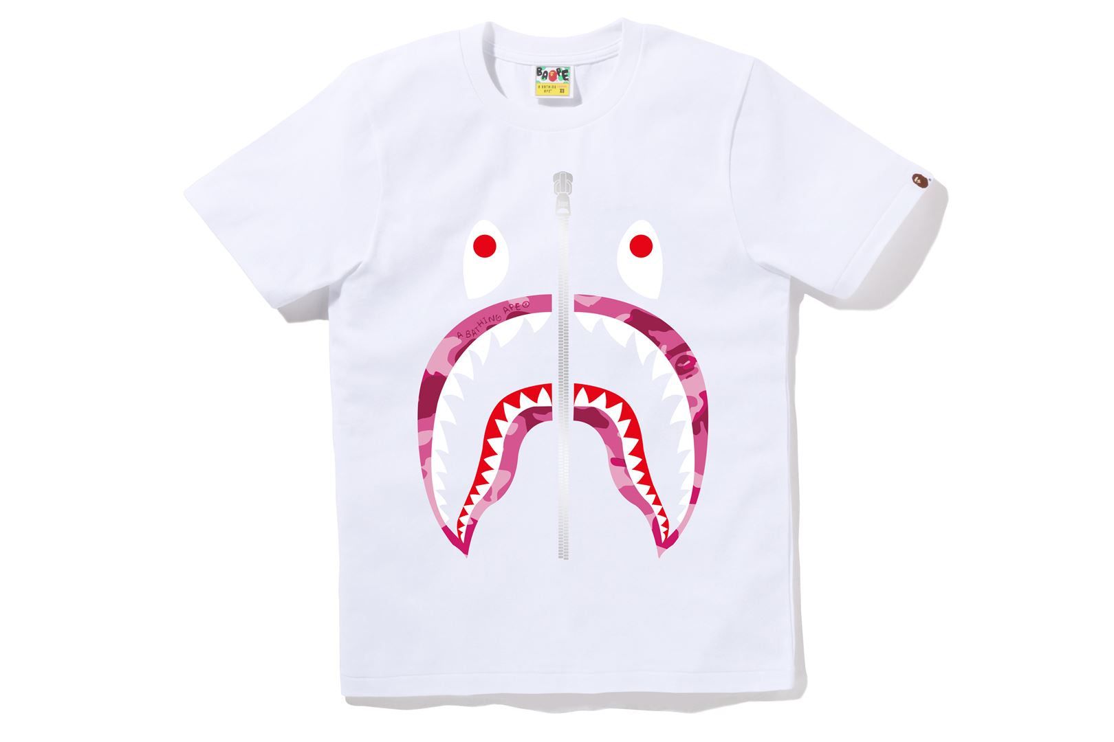 WOODLAND CAMO SHARK TEE sold by Bape
