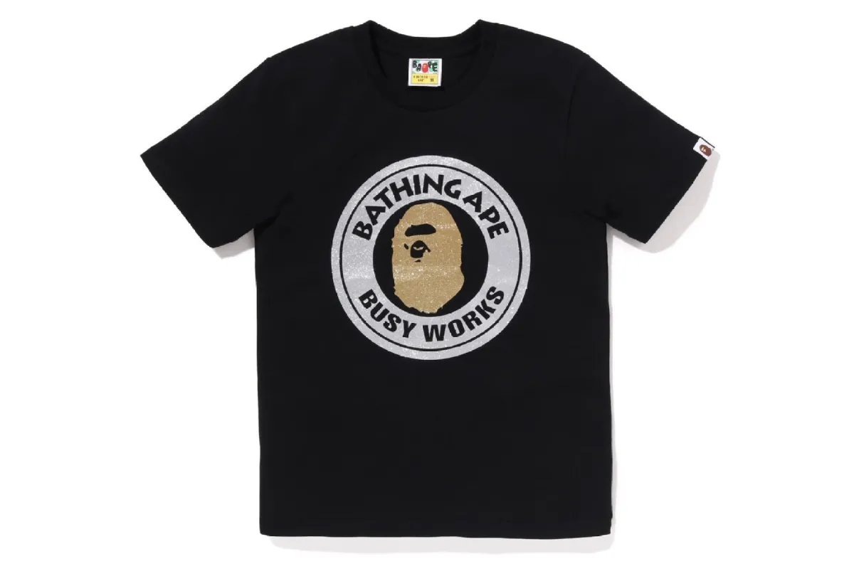 GLITTER BUSY WORKS TEE made by Bape