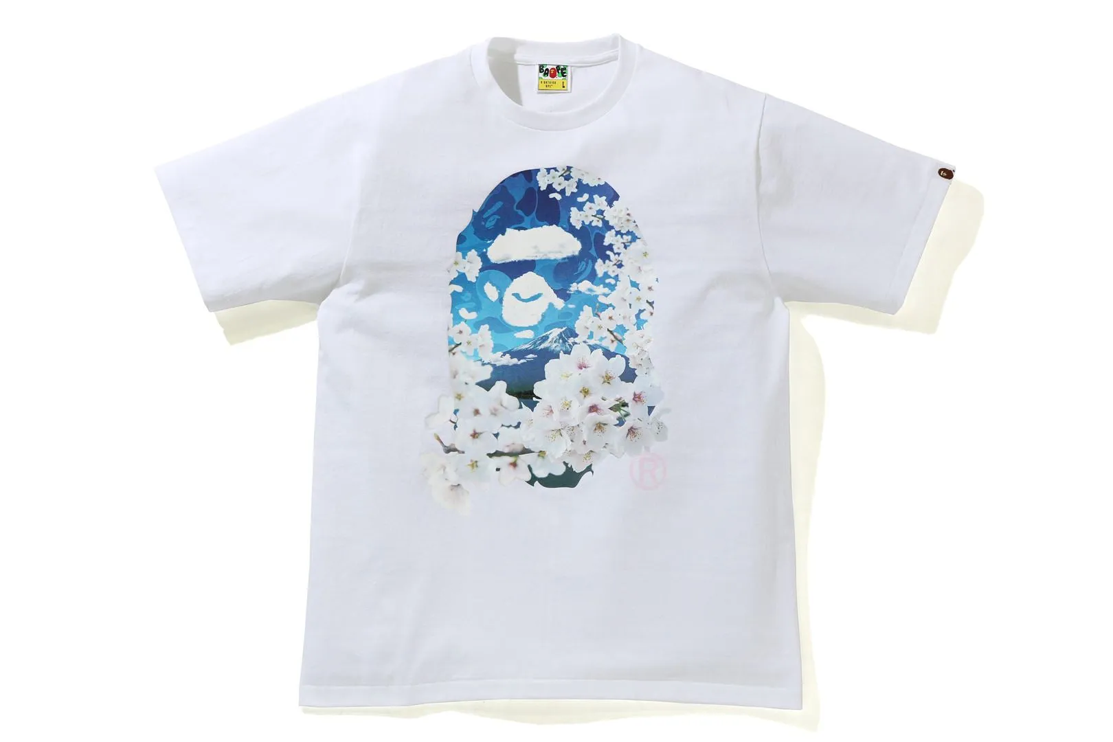 SAKURA PHOTO APE HEAD TEE sold by Bape product image thumbnail 5