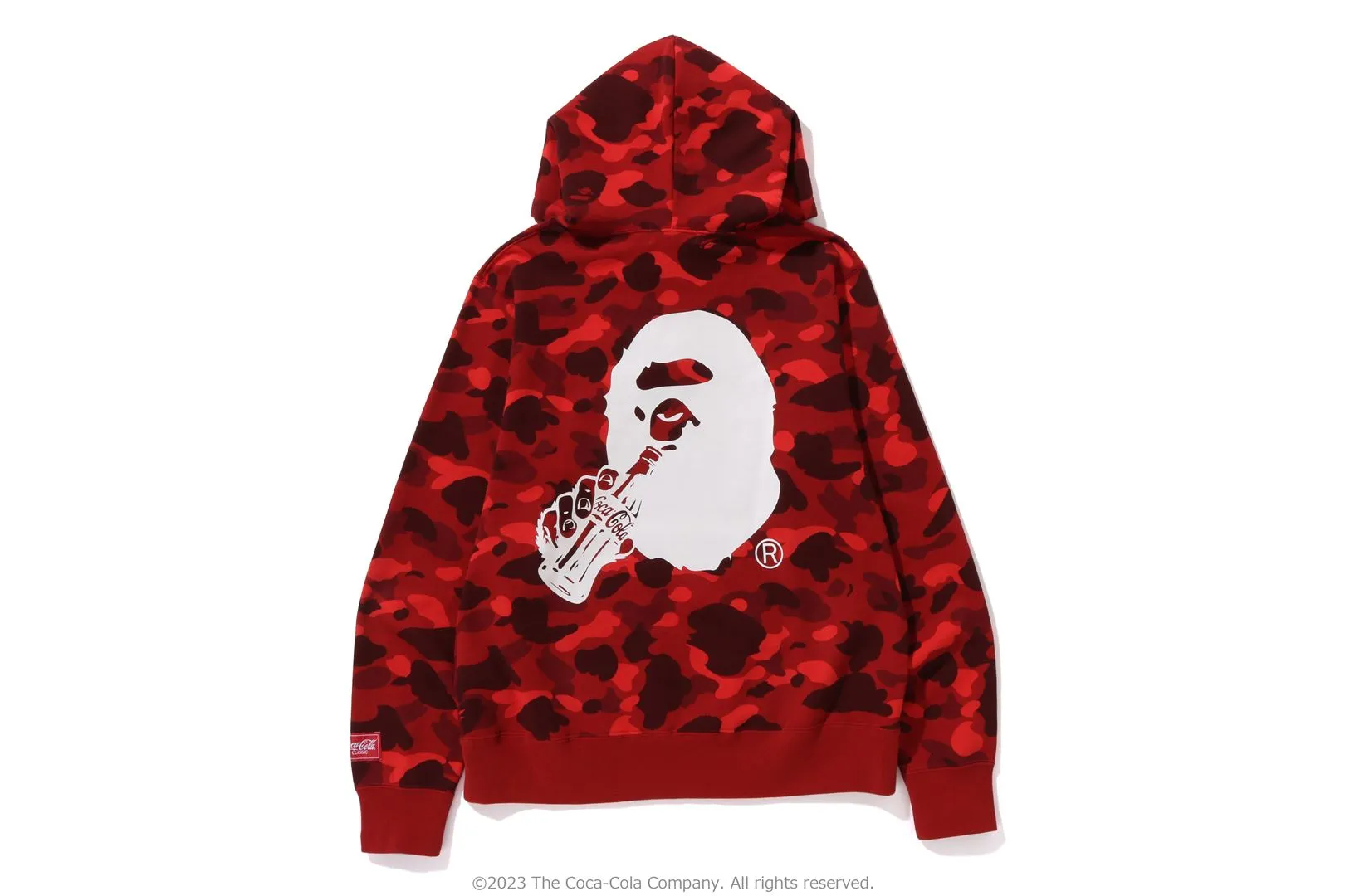 【 BAPE X Coca-Cola 】COLOR CAMO APE HEAD PULLOVER HOODIE sold by Bape product image thumbnail 2