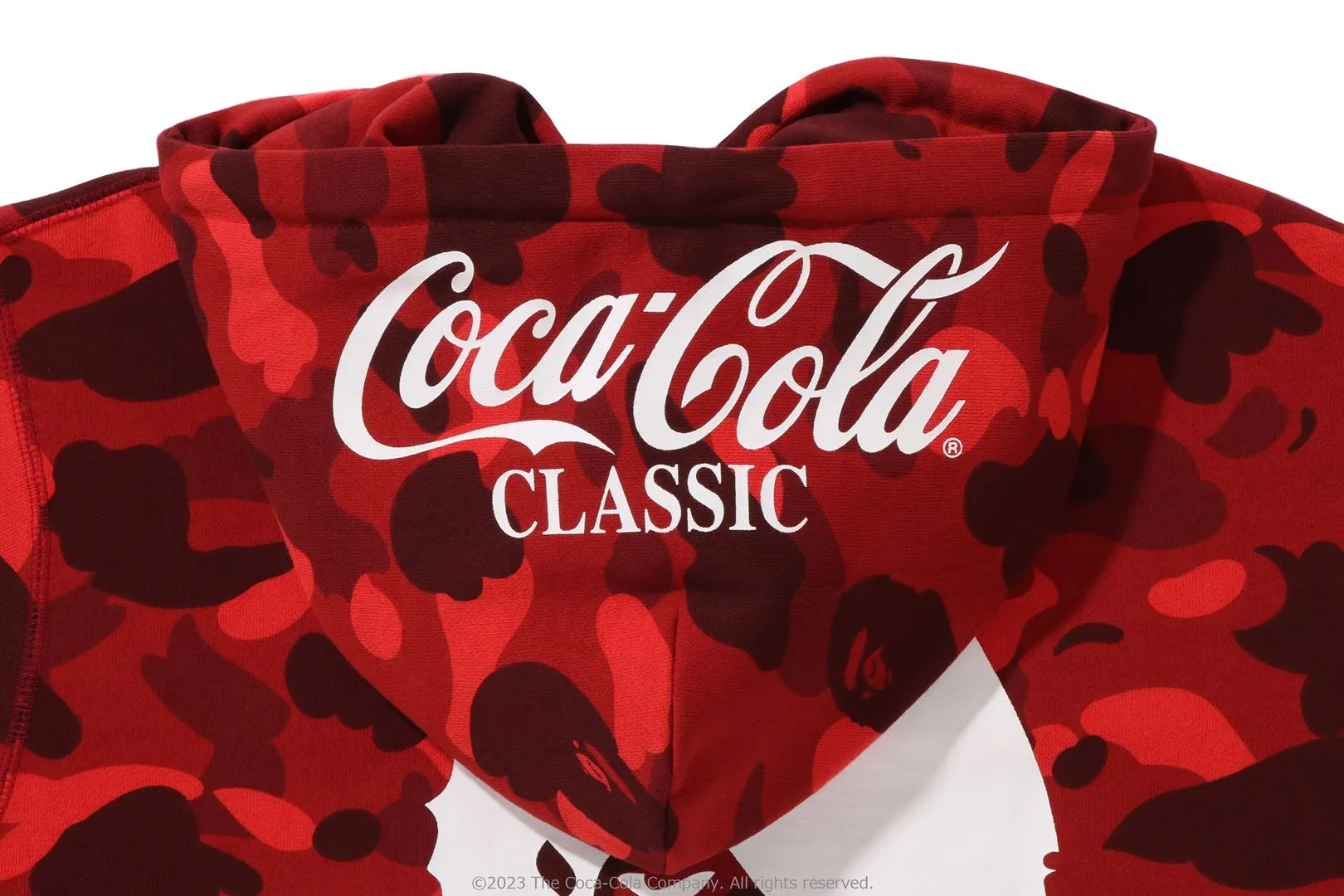 【 BAPE X Coca-Cola 】COLOR CAMO APE HEAD PULLOVER HOODIE sold by Bape product image thumbnail 4
