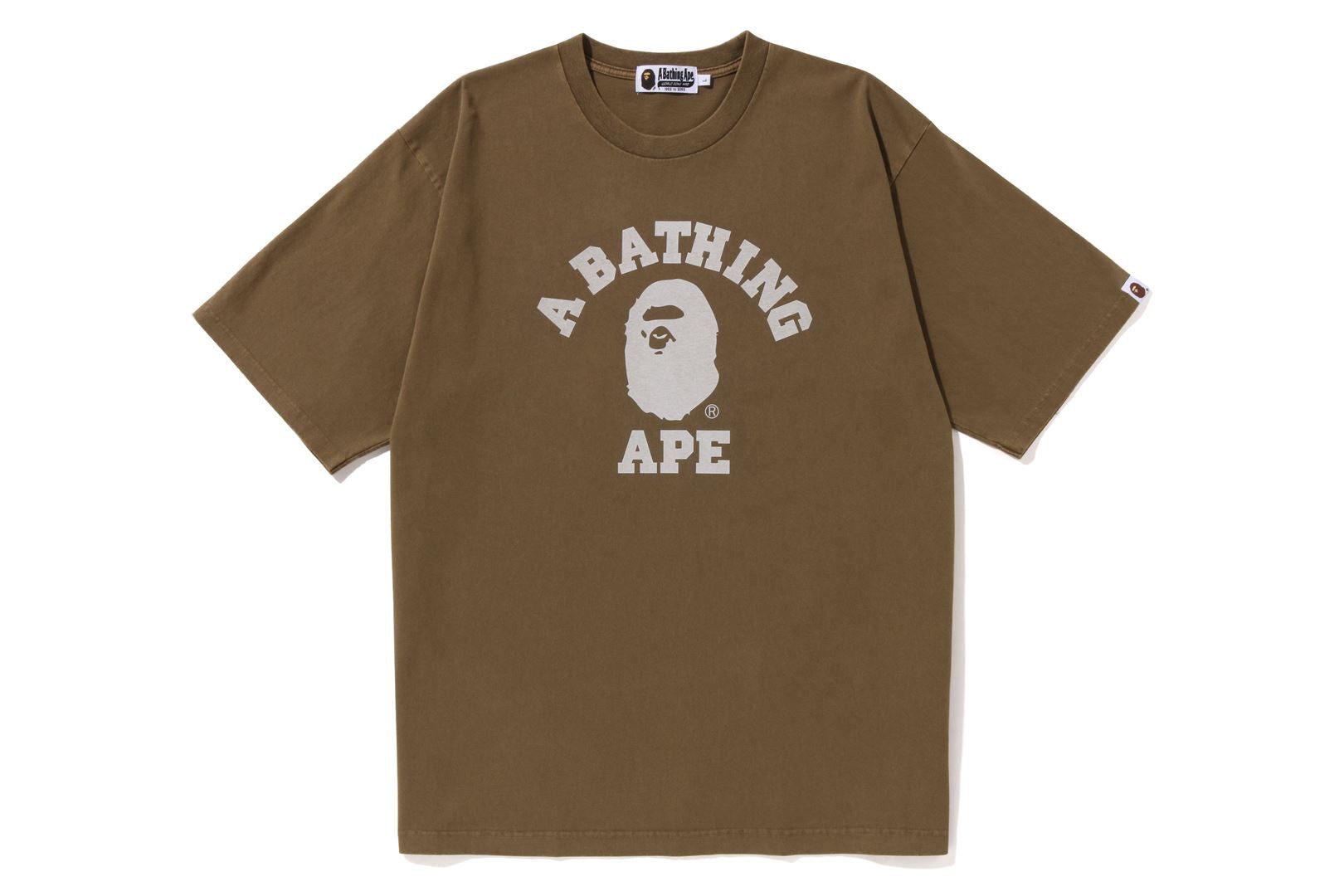 PIGMENT DYED COLLEGE RELAXED FIT TEE sold by Bape product image thumbnail 6