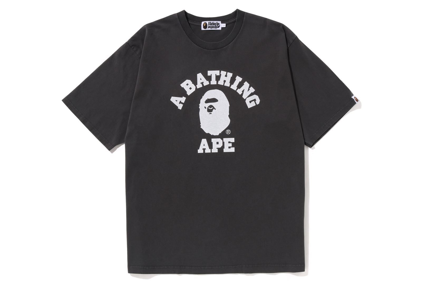 PIGMENT DYED COLLEGE RELAXED FIT TEE sold by Bape