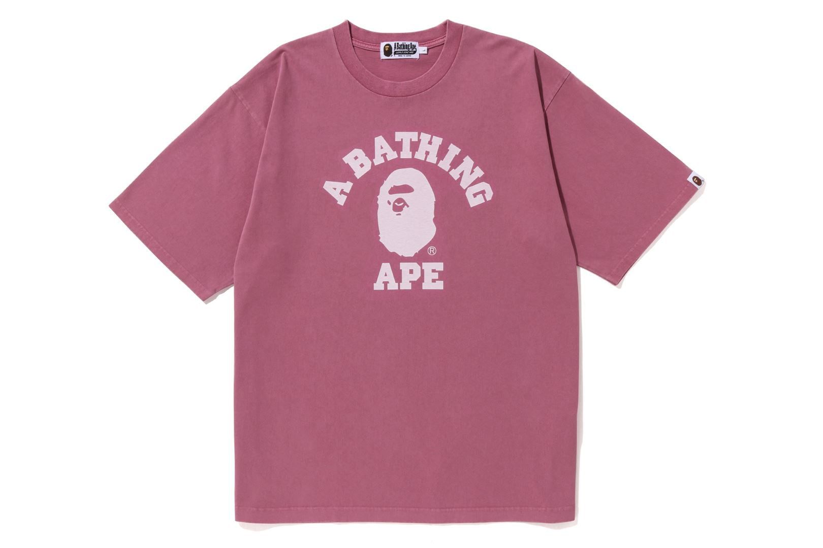 PIGMENT DYED COLLEGE RELAXED FIT TEE sold by Bape product image thumbnail 9