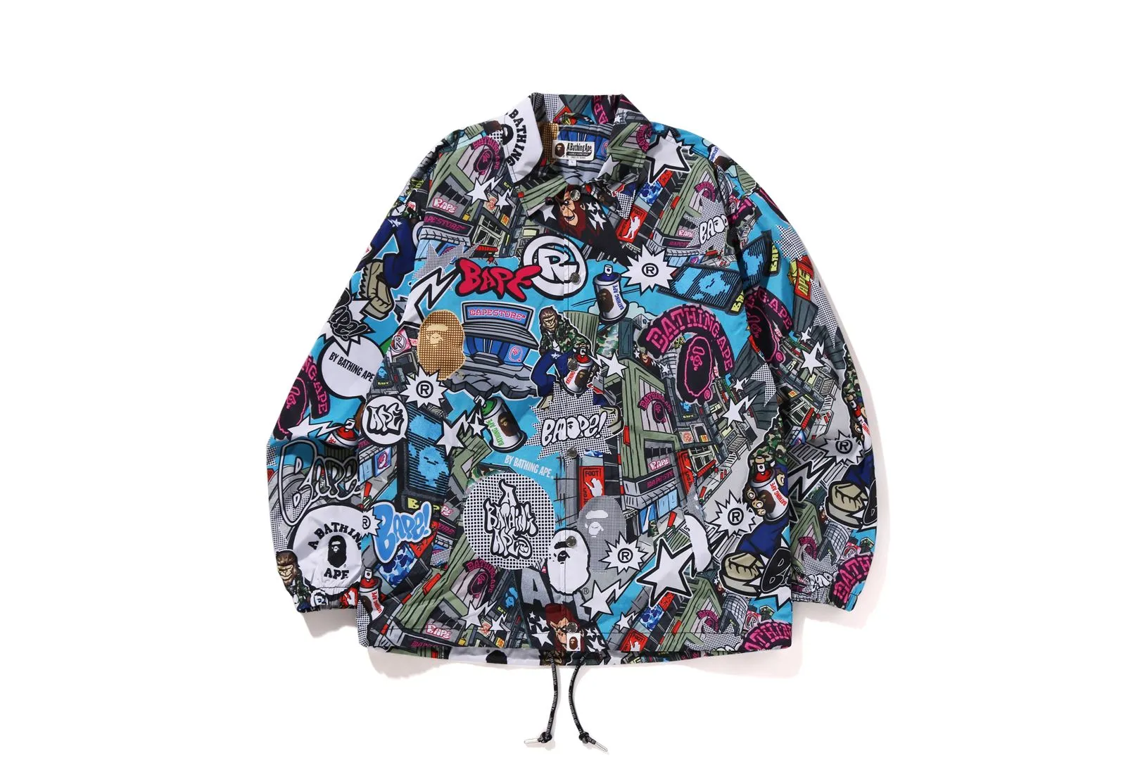 COMIC ART COACH JACKET sold by Bape