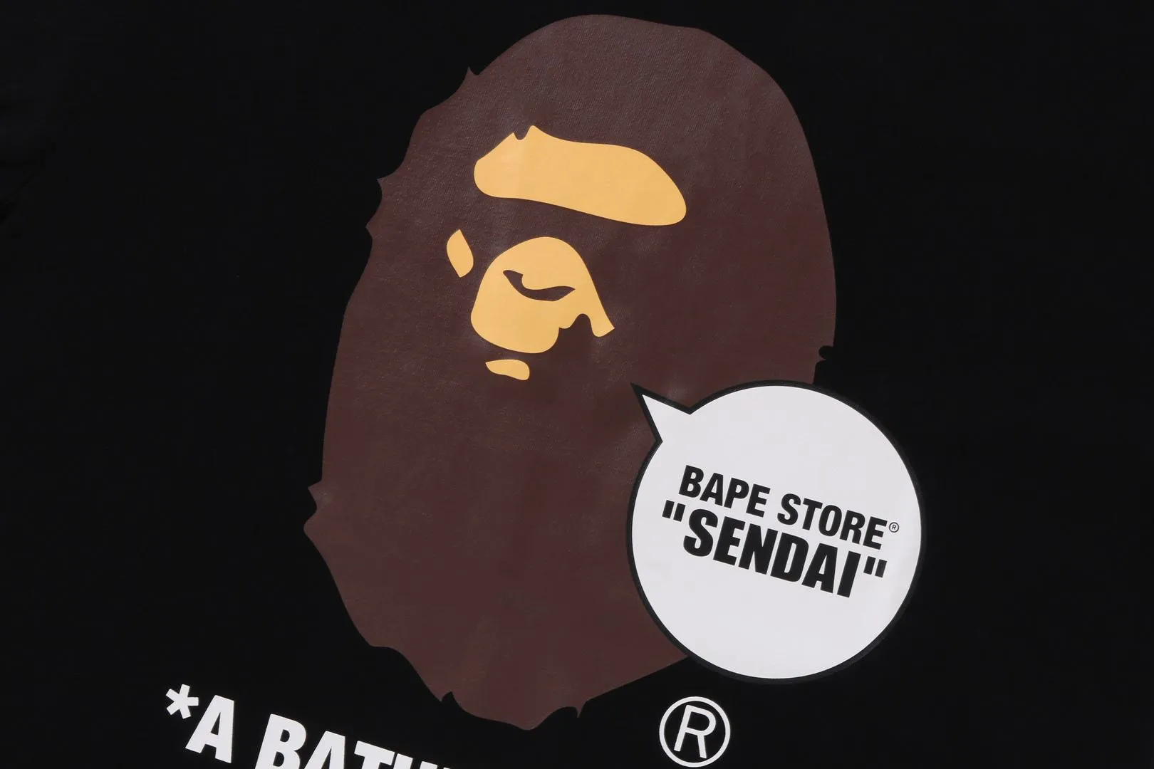 BAPE STORE SENDAI APE HEAD TEE sold by Bape product image thumbnail 4