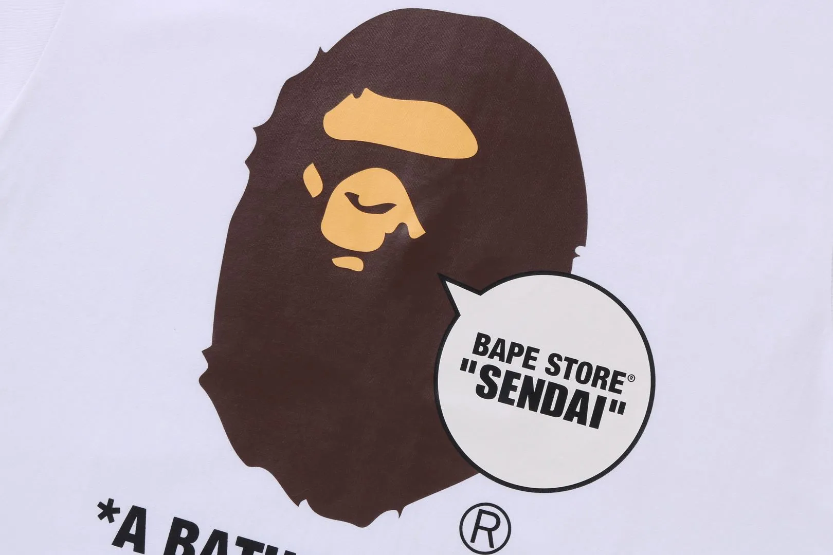BAPE STORE SENDAI APE HEAD TEE sold by Bape product image thumbnail 2