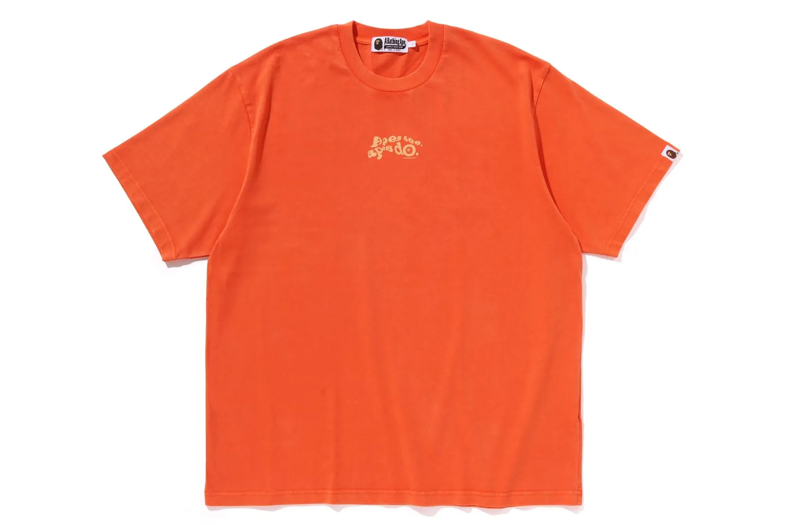 GARMENT DYE LOGO RELAXED FIT TEE sold by Bape product image thumbnail 4