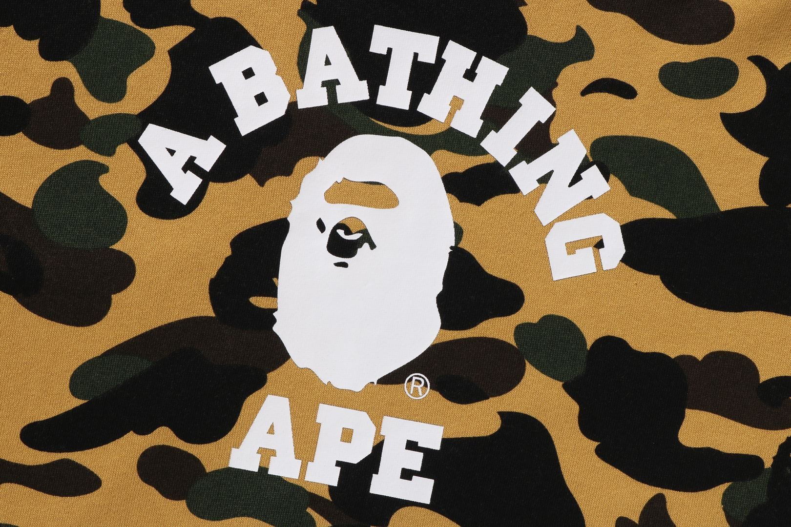 1ST CAMO COLLEGE PULLOVER HOODIE sold by Bape product image thumbnail 4