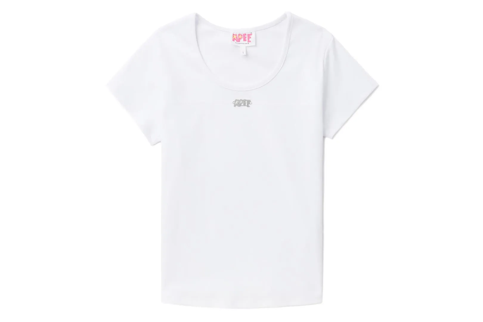 METAL TRIM OVERLOCK STITCHING TEE sold by Bape