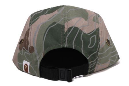 LAYERED LINE CAMO JET CAP sold by Bape