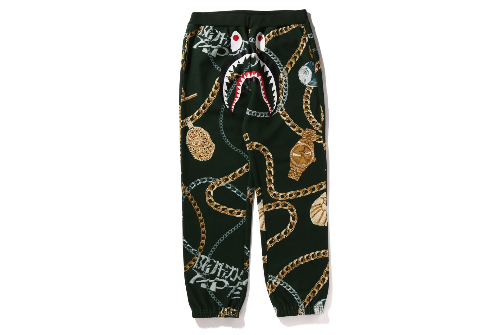 BAPE JEWELS SHARK SWEAT PANTS sold by Bape