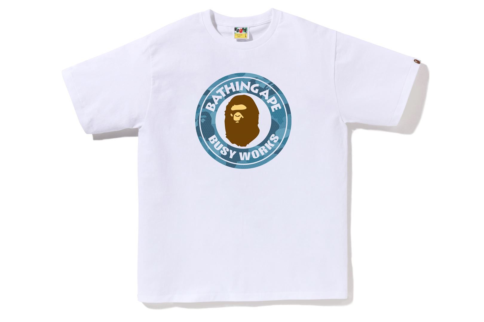 HONEYCOMB CAMO BUSY WORKS TEE sold by Bape product image thumbnail 3