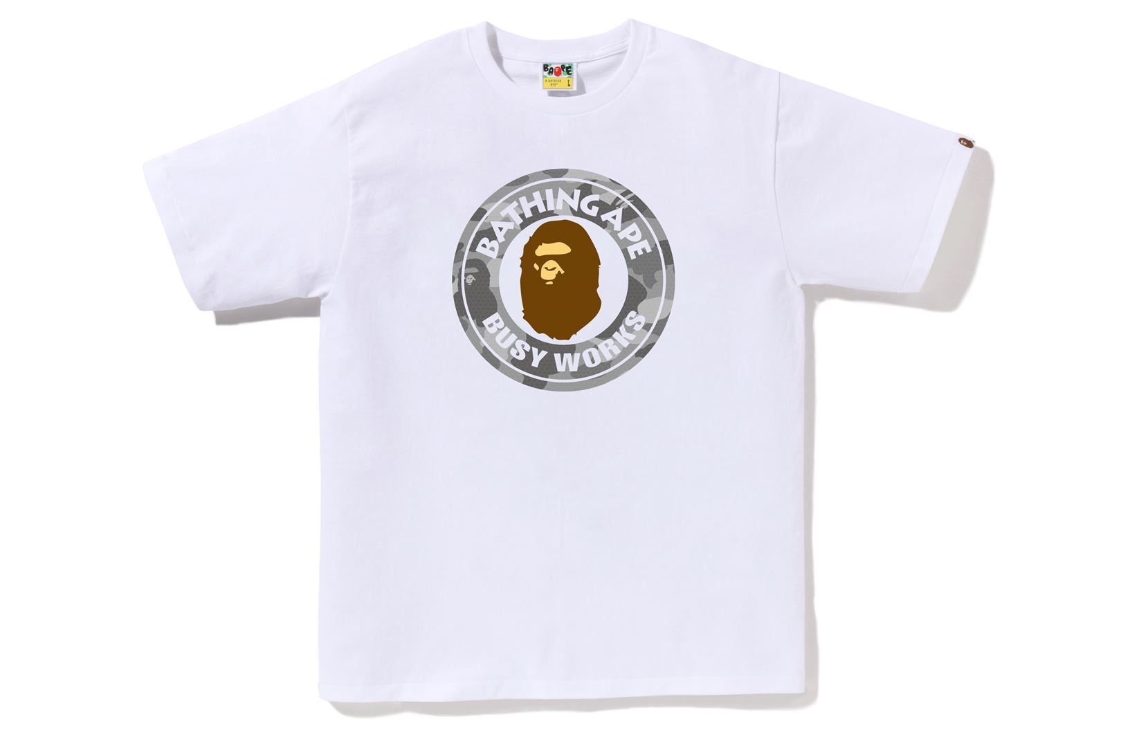 HONEYCOMB CAMO BUSY WORKS TEE sold by Bape product image thumbnail 4