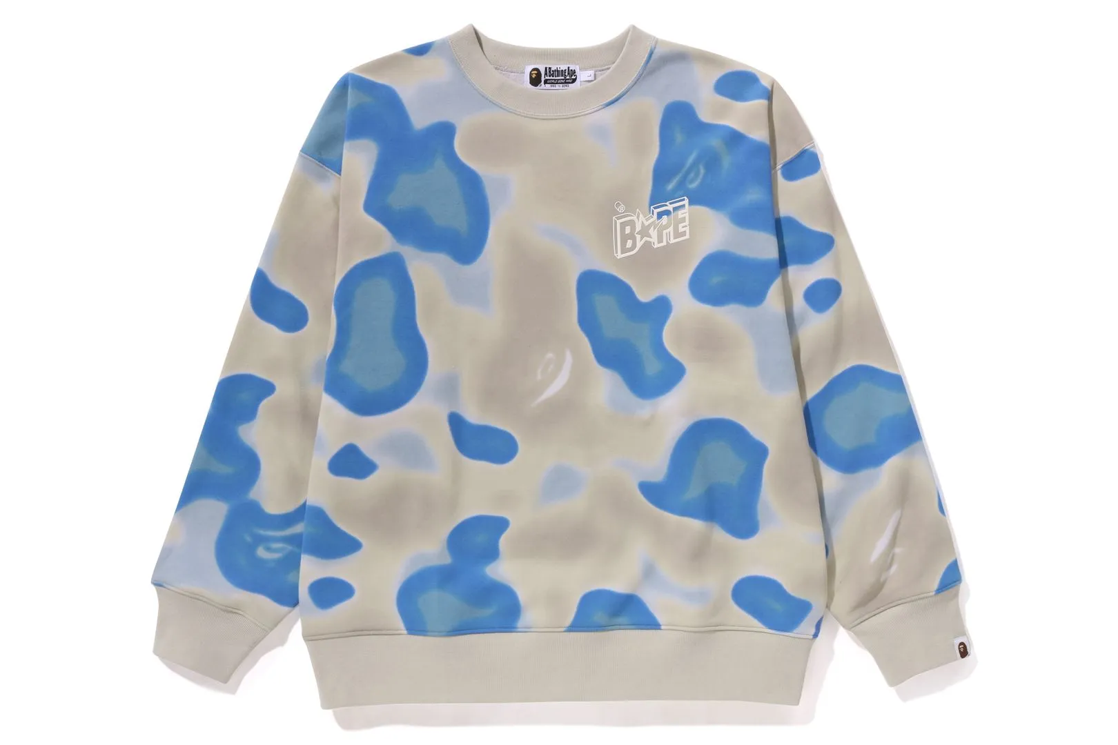 LIQUID CAMO BAPE STA RELAXED FIT CREWNECK SWEAT sold by Bape