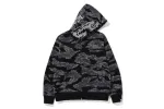 TIGER CAMO TIGER RELAXED FIT FULL ZIP HOODIE sold by Bape