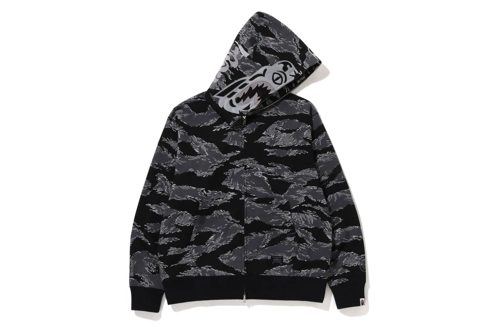 TIGER CAMO TIGER RELAXED FIT FULL ZIP HOODIE sold by Bape product image thumbnail 2