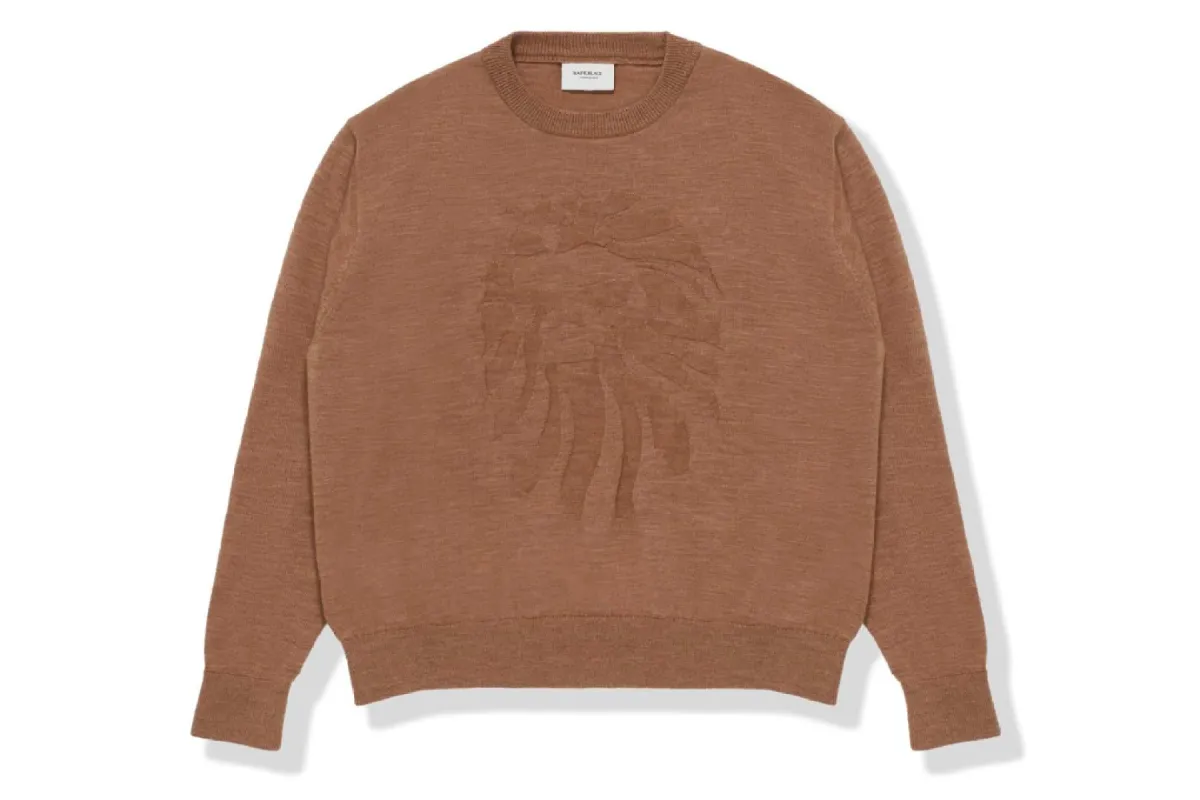 【 BAPE BLACK 】APE HEAD PULLOVER KNIT sold by Bape