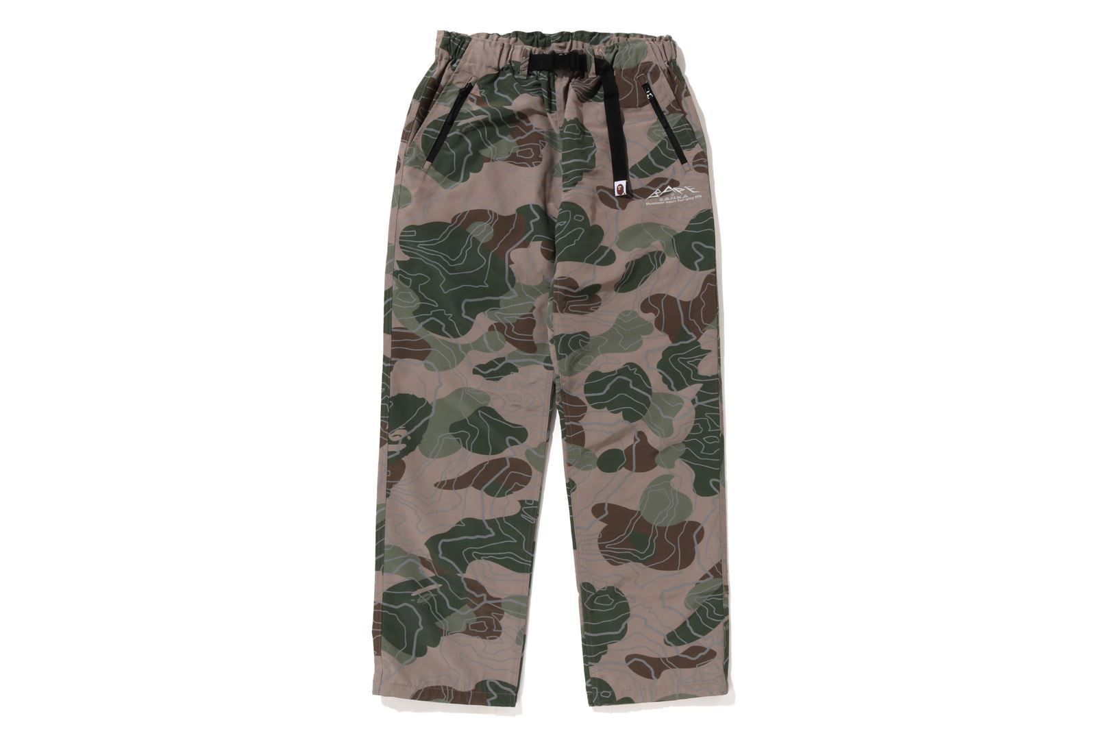 LAYERED LINE CAMO TRACK PANTS sold by Bape