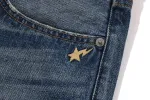 DAMAGE DENIM PANTS sold by Bape