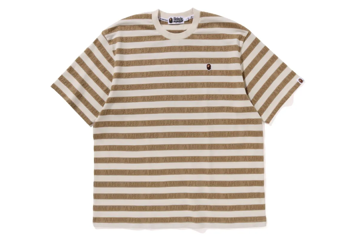 APE HEAD ONE POINT SPORT STRIPE RELAXED FIT TEE sold by Bape