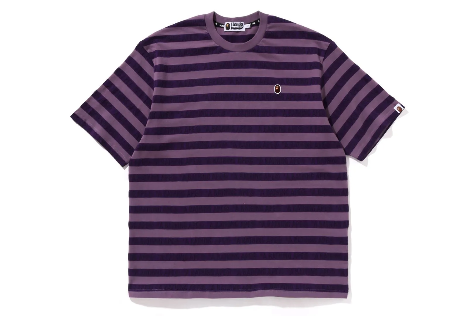 APE HEAD ONE POINT SPORT STRIPE RELAXED FIT TEE sold by Bape product image thumbnail 3