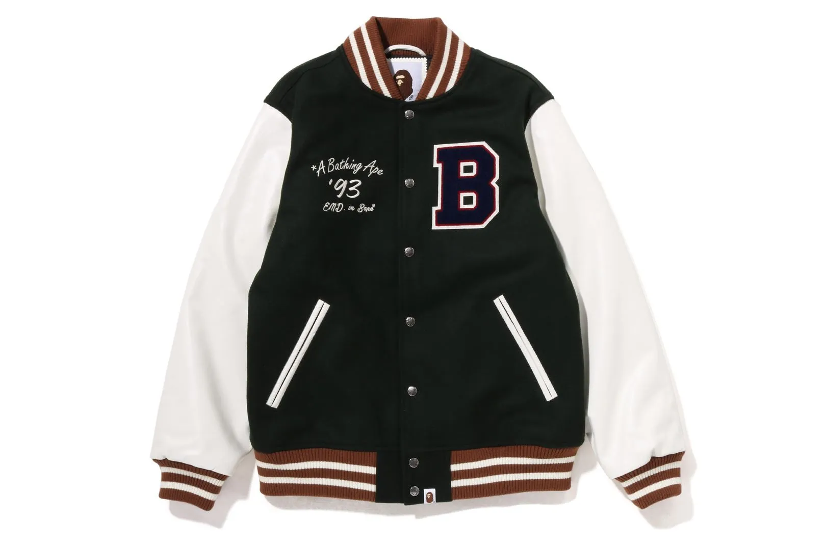 【 BAPE X END. 】VARSITY JACKET sold by Bape