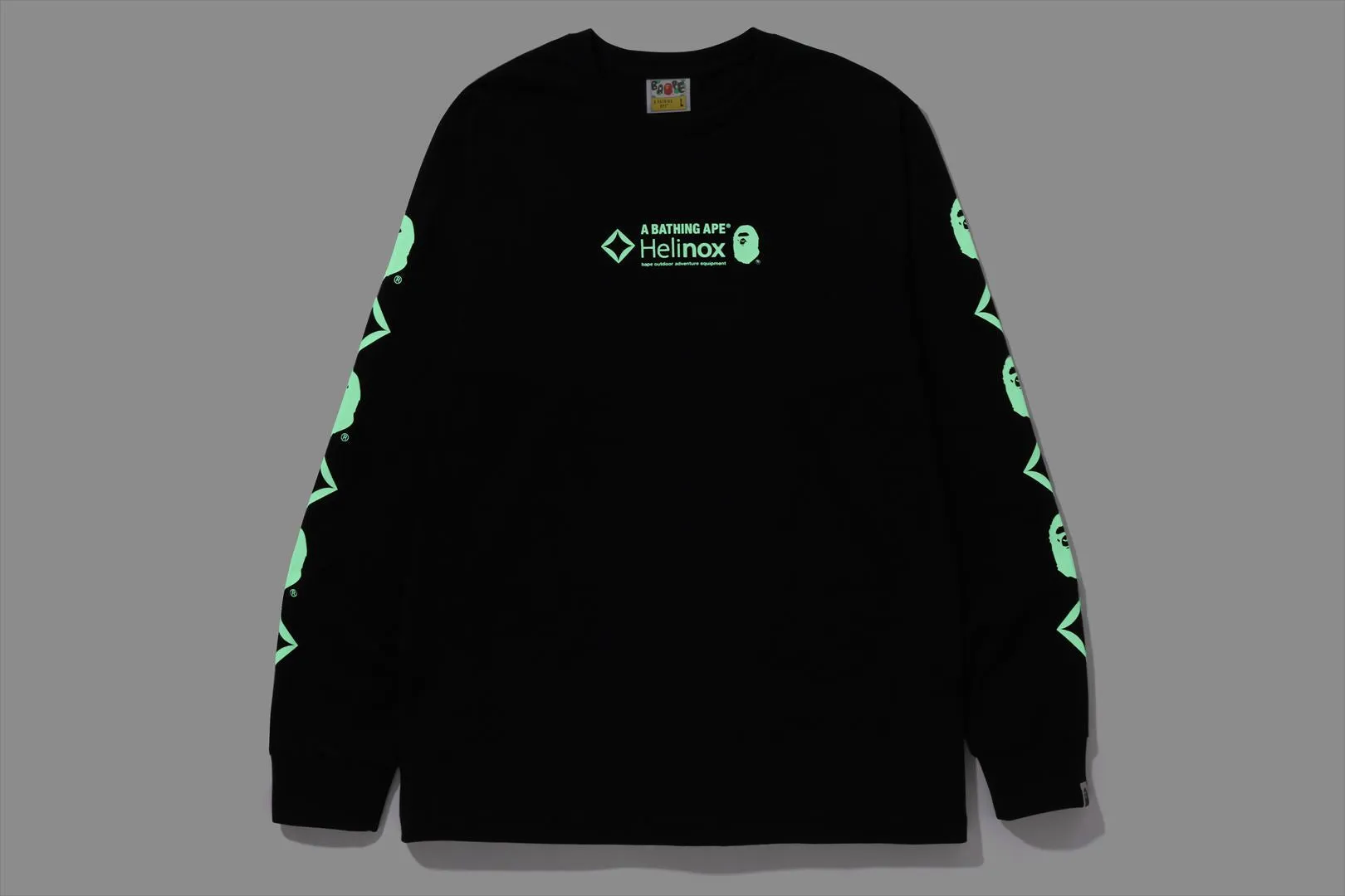 【 BAPE X HELINOX 】GLOW IN THE DARK L/S TEE sold by Bape product image thumbnail 4