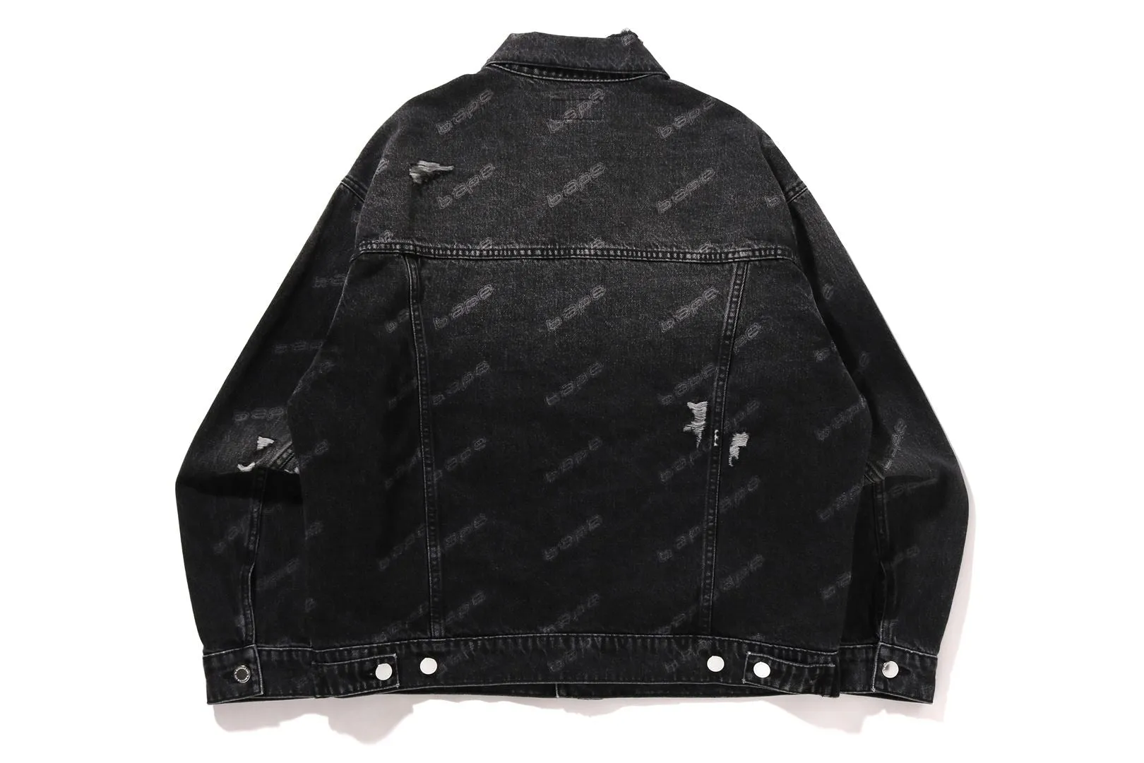 BAPE HEXAGRAM LASER DESTROY DENIM JACKET sold by Bape product image thumbnail 5