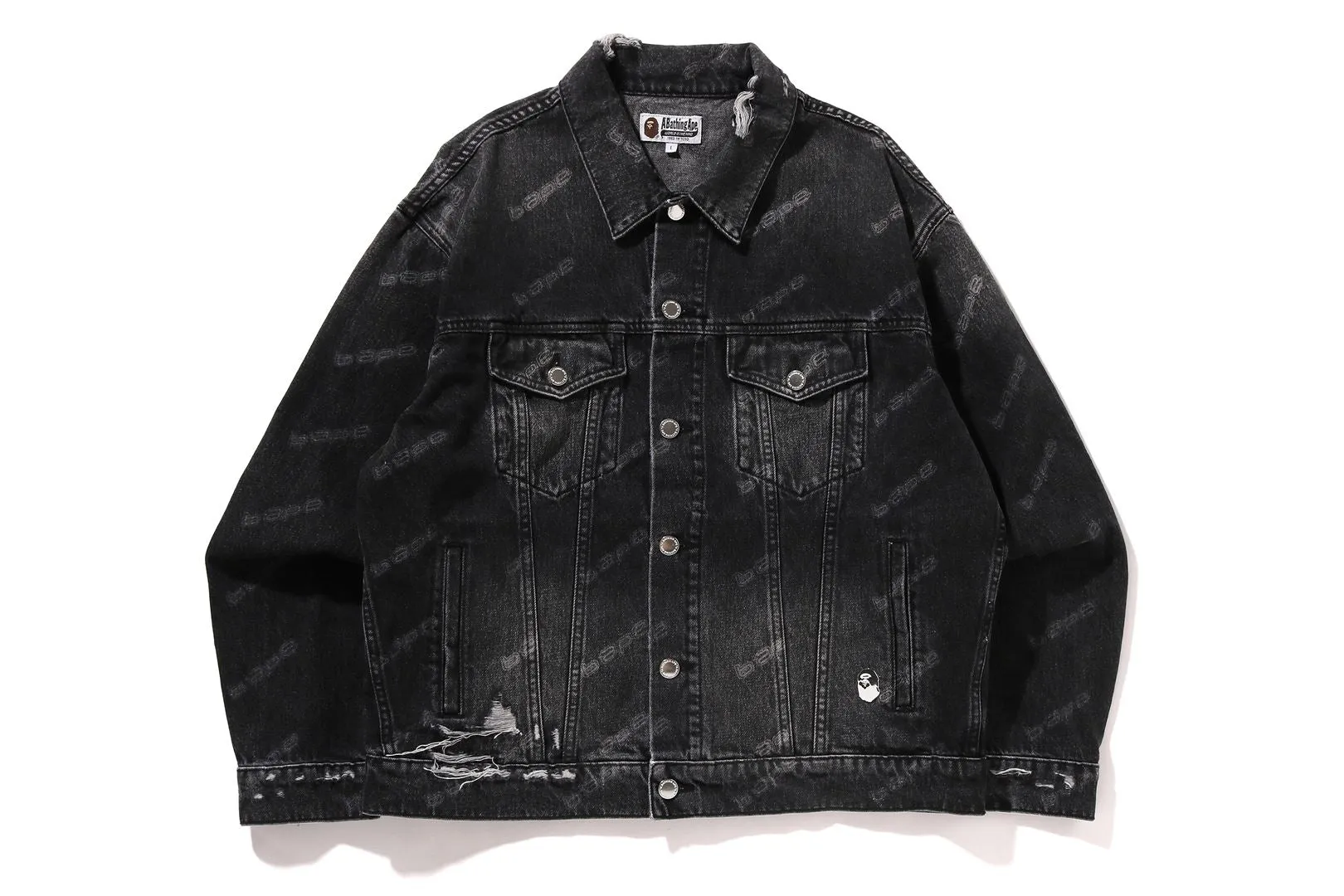 BAPE HEXAGRAM LASER DESTROY DENIM JACKET sold by Bape product image thumbnail 4