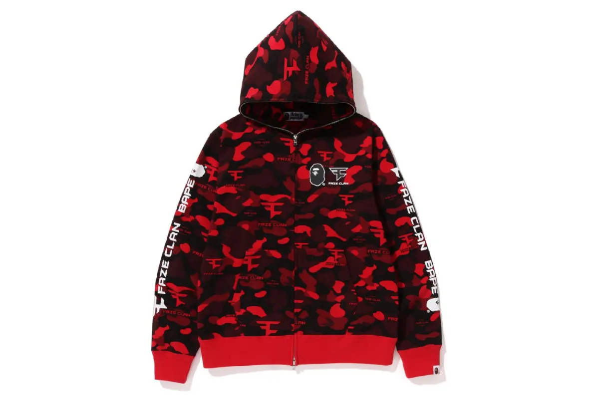 【 BAPE X FAZE CLAN 】FULL ZIP HOODIE sold by Bape