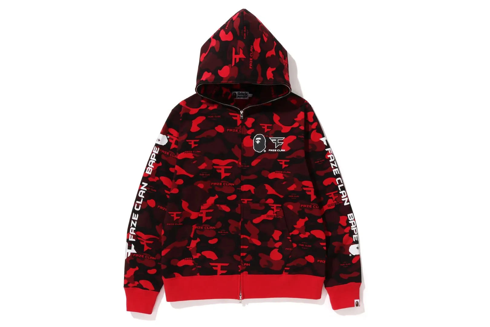 【 BAPE X FAZE CLAN 】FULL ZIP HOODIE sold by Bape