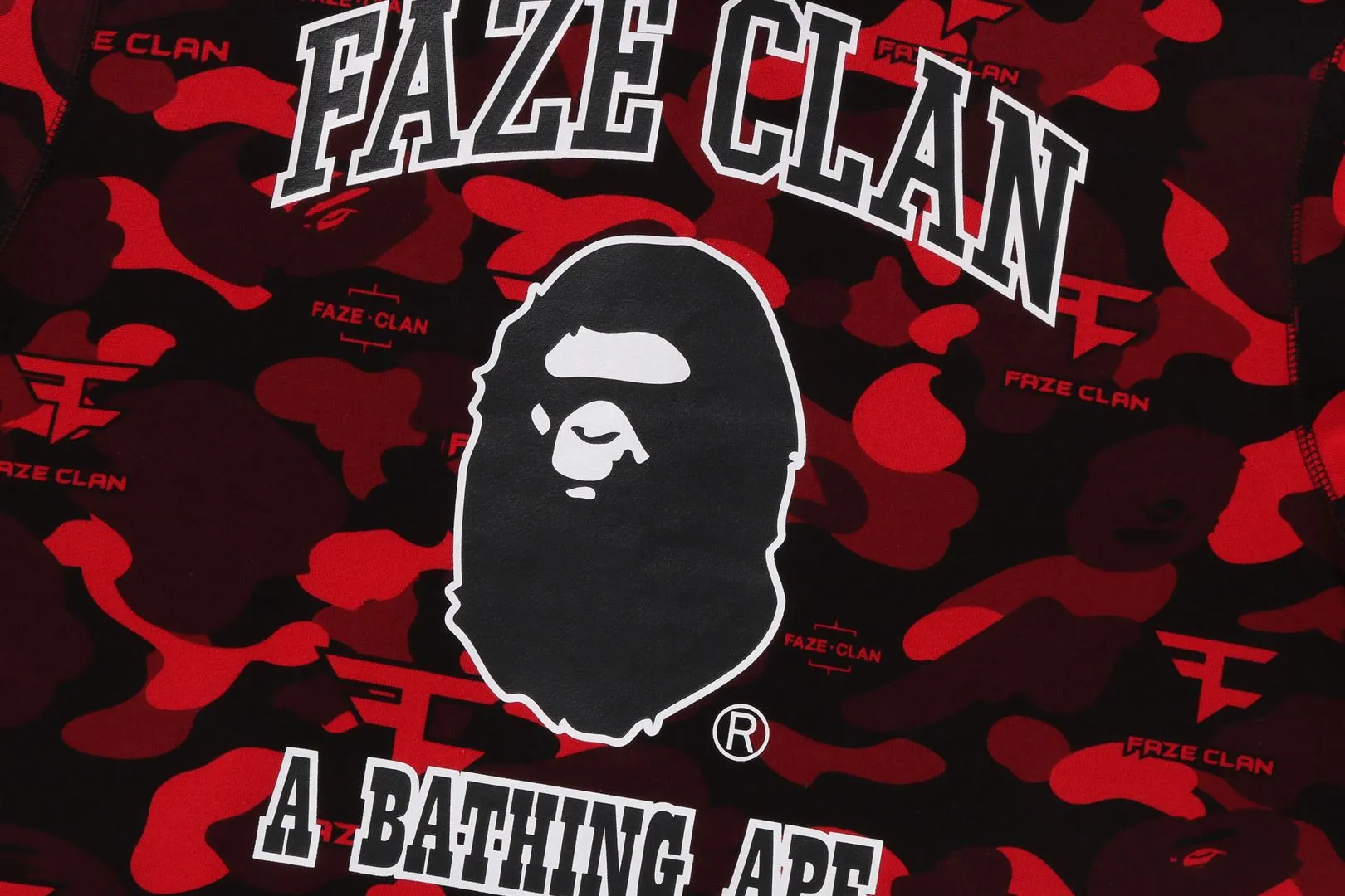 【 BAPE X FAZE CLAN 】FULL ZIP HOODIE sold by Bape product image thumbnail 4