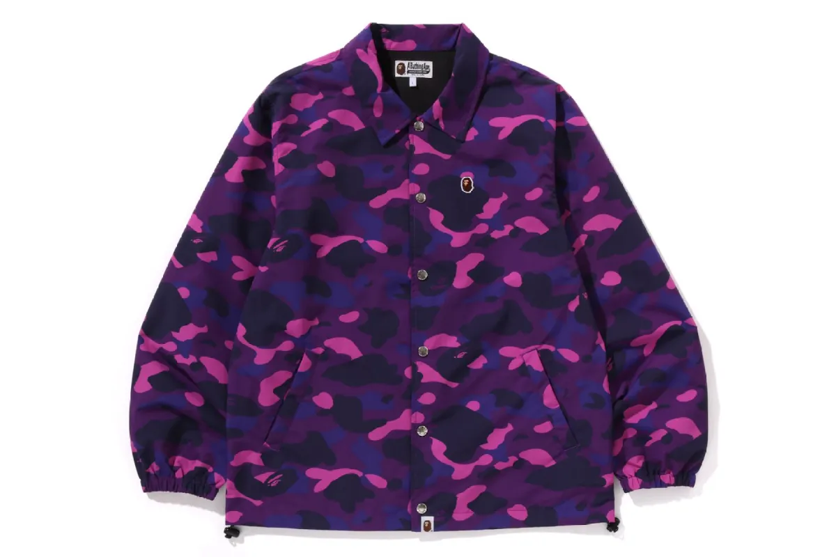 COLOR CAMO ONE POINT COACH JACKET made by Bape