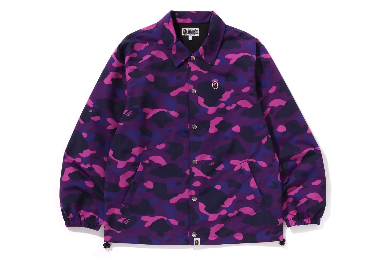 COLOR CAMO ONE POINT COACH JACKET sold by Bape