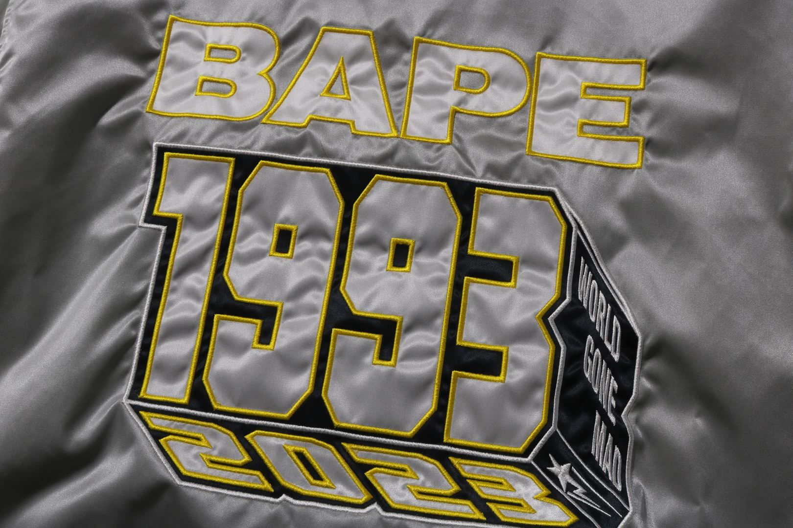 NYLON VARSITY JACKET sold by Bape product image thumbnail 4