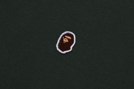 APE HEAD ONE POINT CROPPED ZIP HOODIE sold by Bape