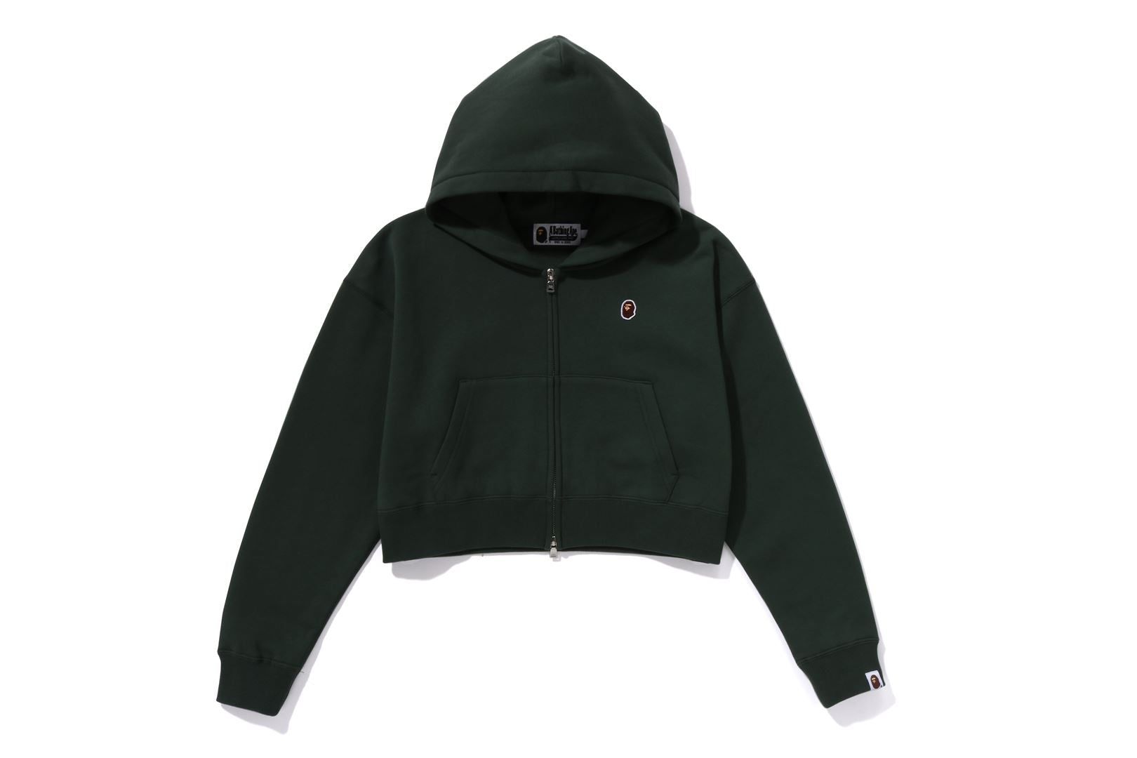APE HEAD ONE POINT CROPPED ZIP HOODIE sold by Bape product image thumbnail 3