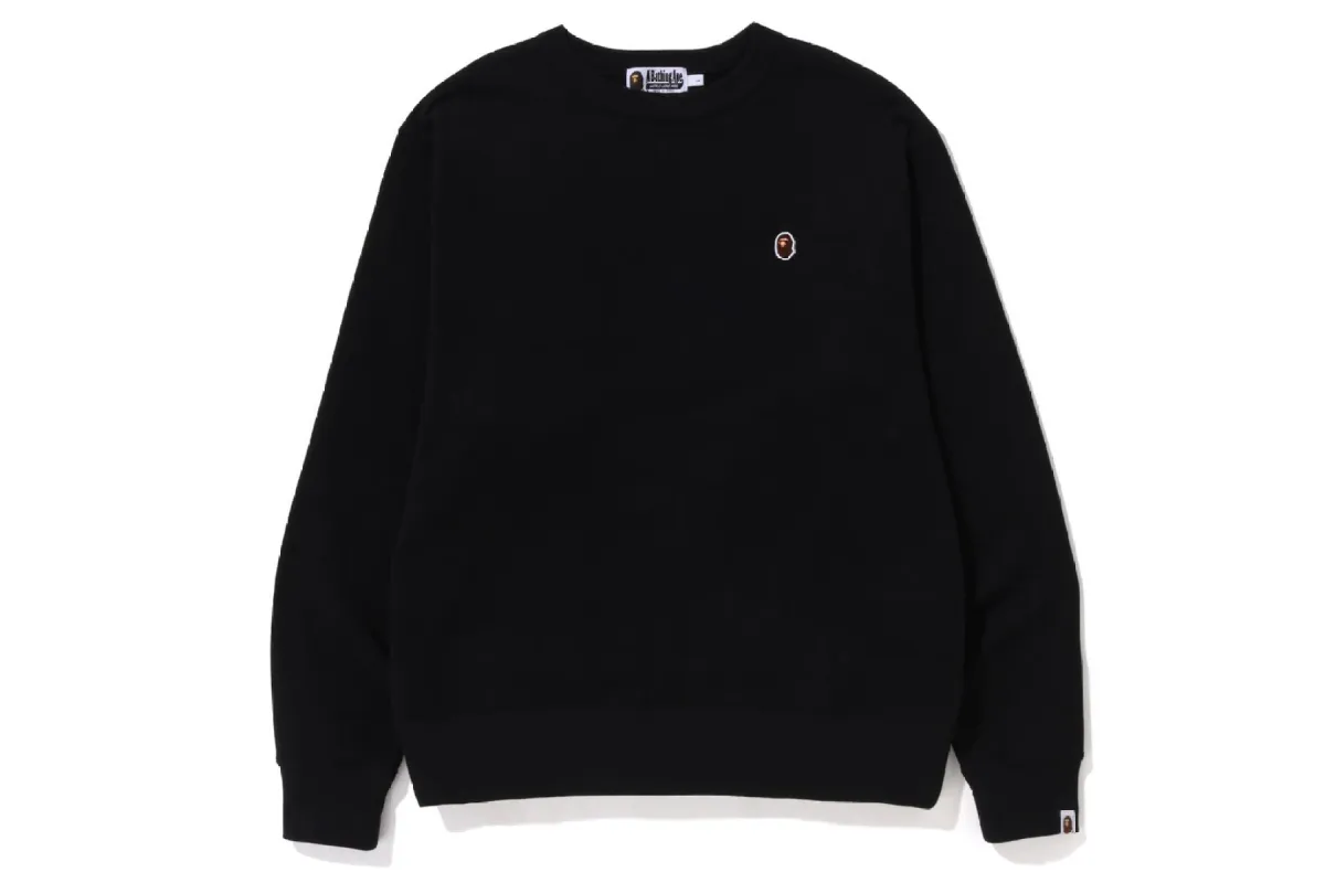 APE HEAD ONE POINT RELAXED FIT CREWNECK sold by Bape