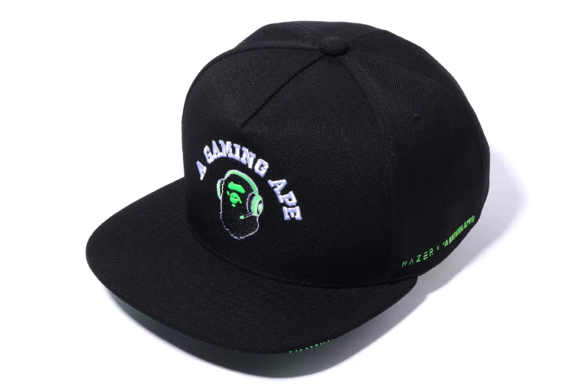 【 BAPE X RAZER 】SNAP BACK CAP sold by Bape