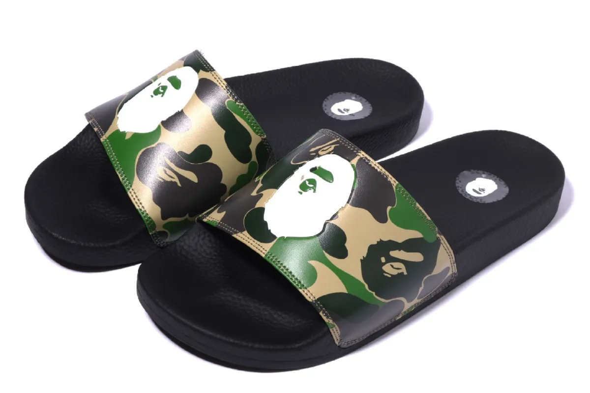 ABC CAMO SLIDE SANDALS sold by Bape